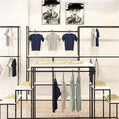 Wholesale good quality clothing display rack (3)
