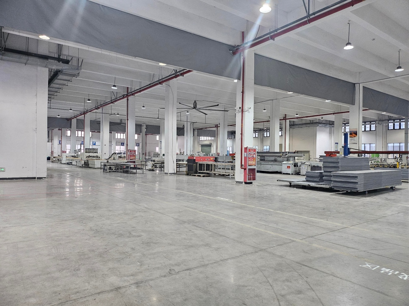 Rack Production Workshop and Material Processing Area