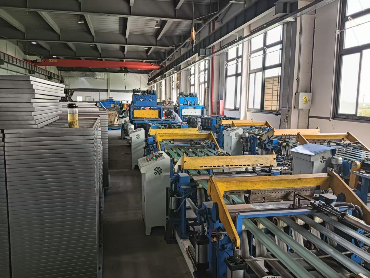 Rack Shelf Panel Roll Forming Line