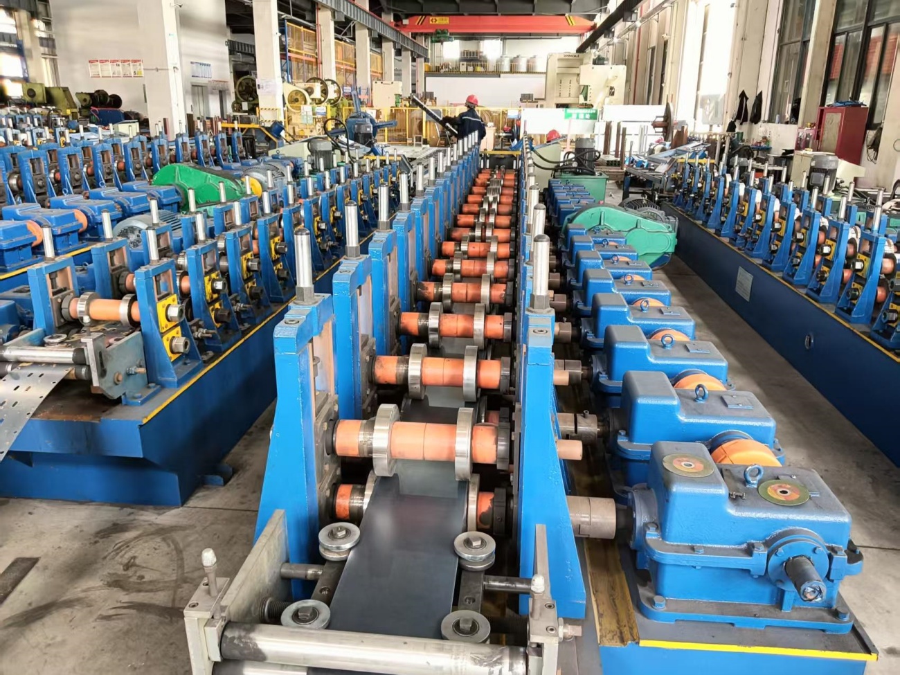 Steel Rack Profile Roll Forming Machine
